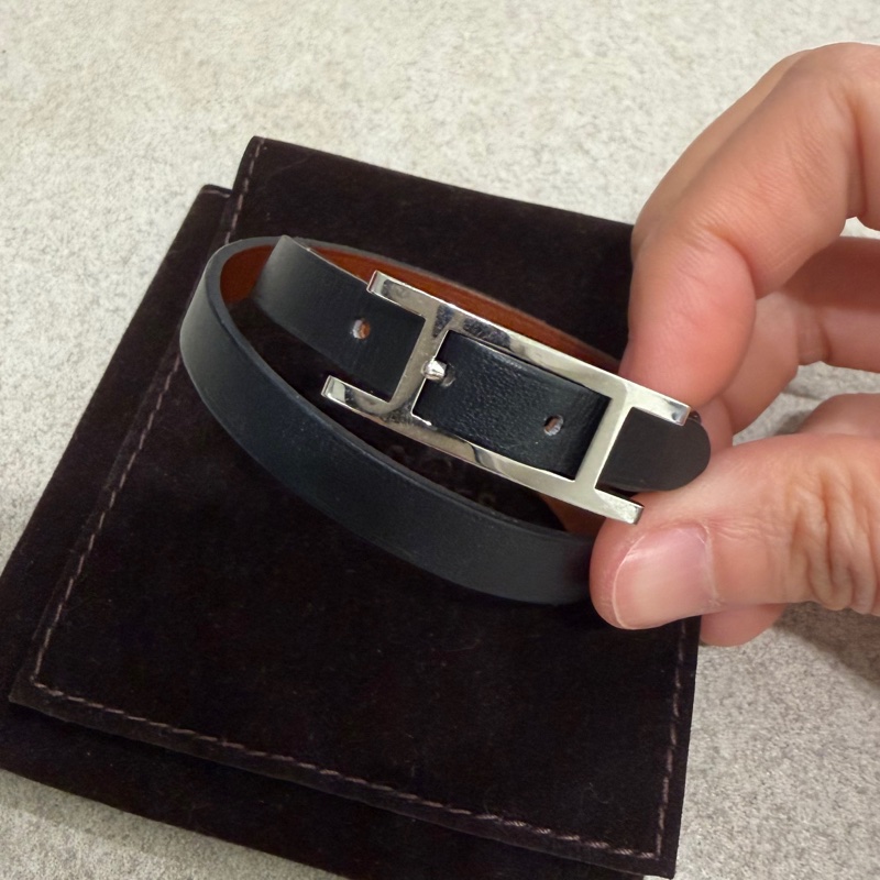 Hermes 愛馬仕 雙圈手環 Behapi double tour-5