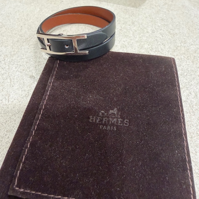 Hermes 愛馬仕 雙圈手環 Behapi double tour-11