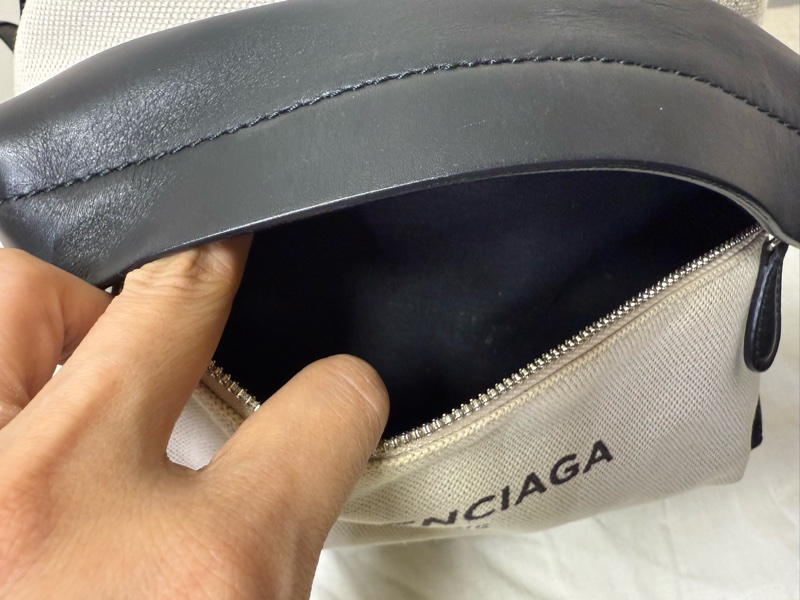 BALENCIAGA Balenciaga 帆布＋皮革後背包Canvas + Leather Backpack / Everyday Backpack-10