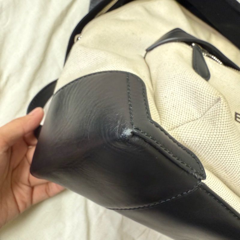 BALENCIAGA Balenciaga 帆布＋皮革後背包Canvas + Leather Backpack / Everyday Backpack-14