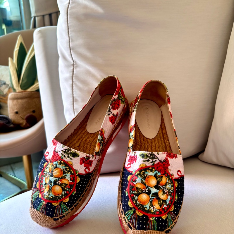 DOLCH &GABbANA 厚底草編鞋~夏日必備-0