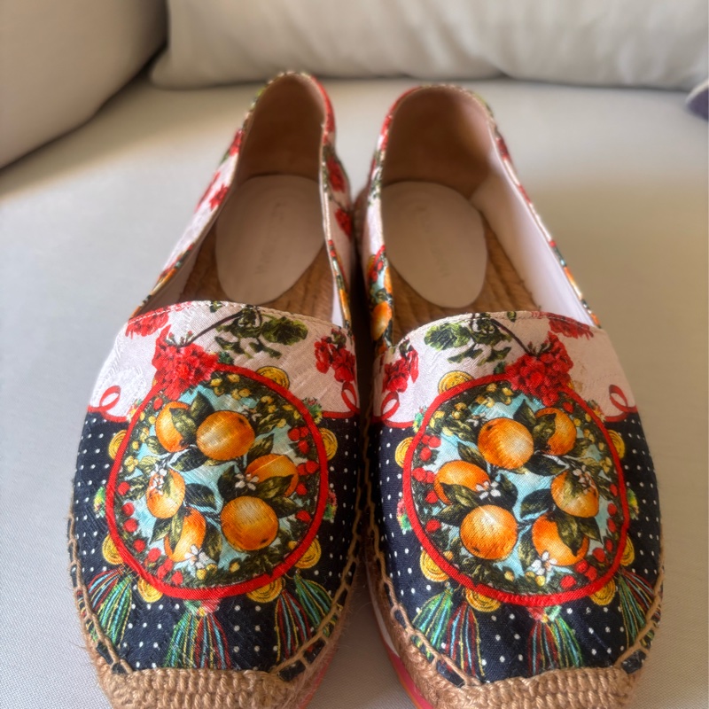 DOLCH &GABbANA 厚底草編鞋~夏日必備-1