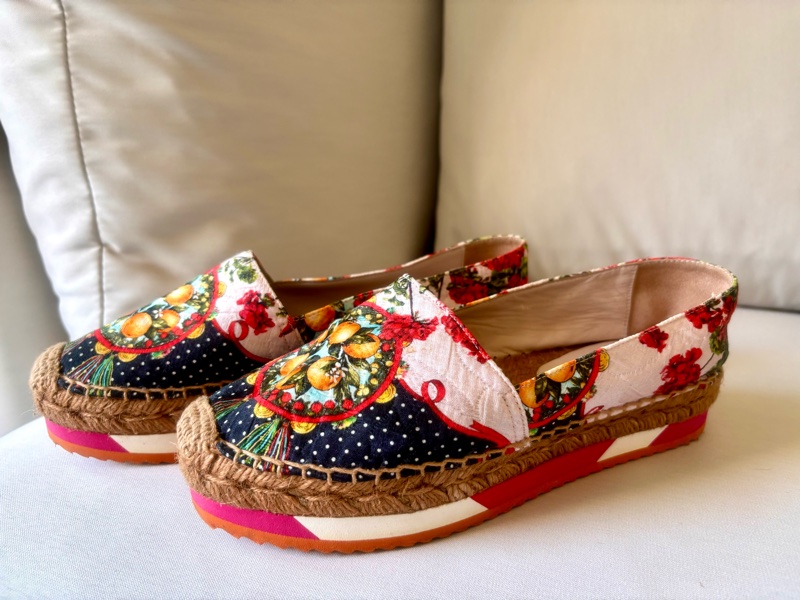 DOLCH &GABbANA 厚底草編鞋~夏日必備-7