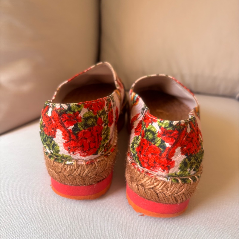 DOLCH &GABbANA 厚底草編鞋~夏日必備-9