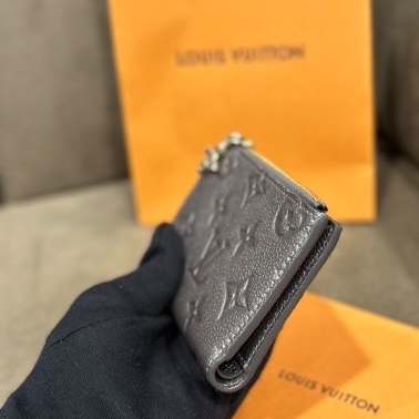 LV Lisa錢包短夾 銀灰缺貨色-7