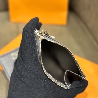 LV Lisa錢包短夾 銀灰缺貨色-11