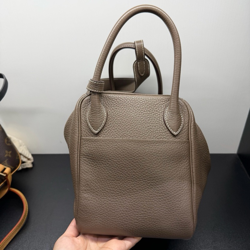 Hermes爱马仕 lindy30大象灰 银扣 Togo皮-2