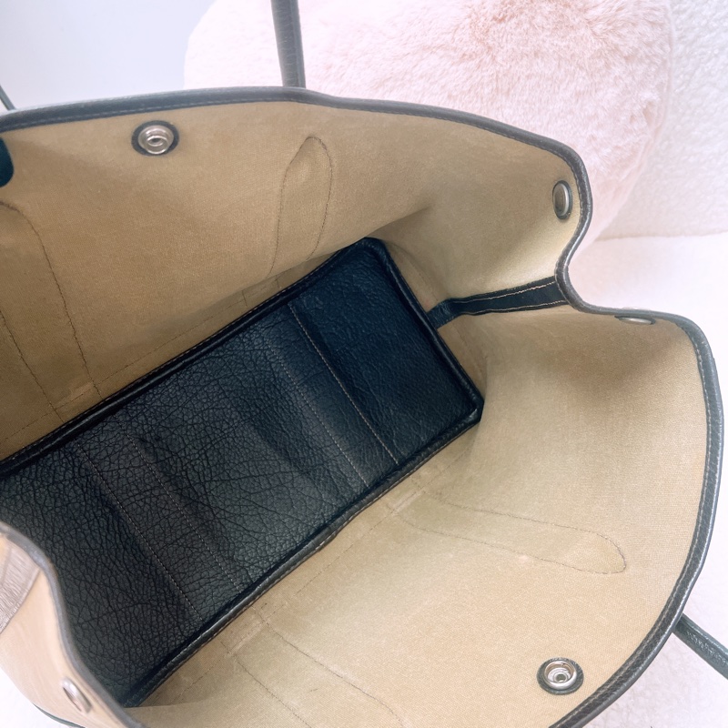 Hermes garden party 36 棕色帆布包/花園包-11