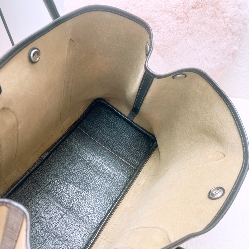 Hermes garden party 36 棕色帆布包/花園包-12