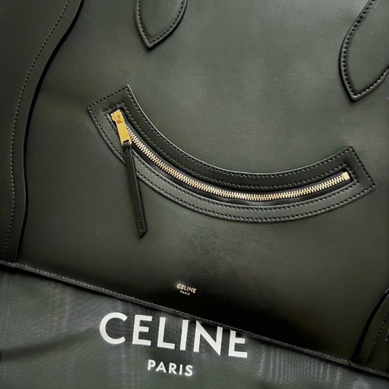 🌺2026春夏新品特價上市🌺 Celine 123963 Flat cabas New luggage 包 黑色-7