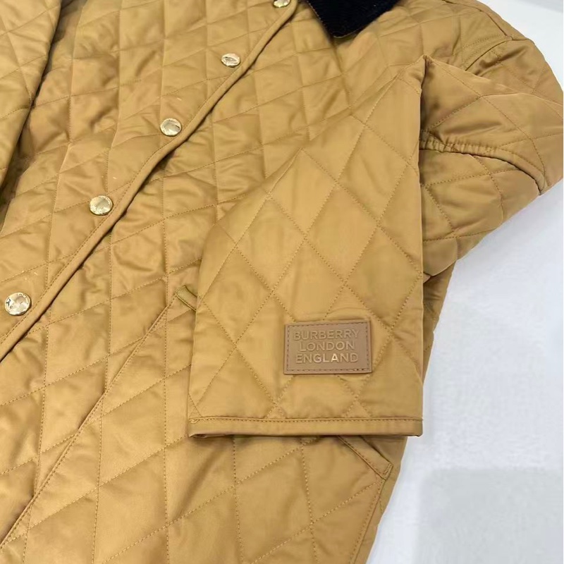 Burberry / 博柏利 金色菱形格棉服，尺寸：M碼-7