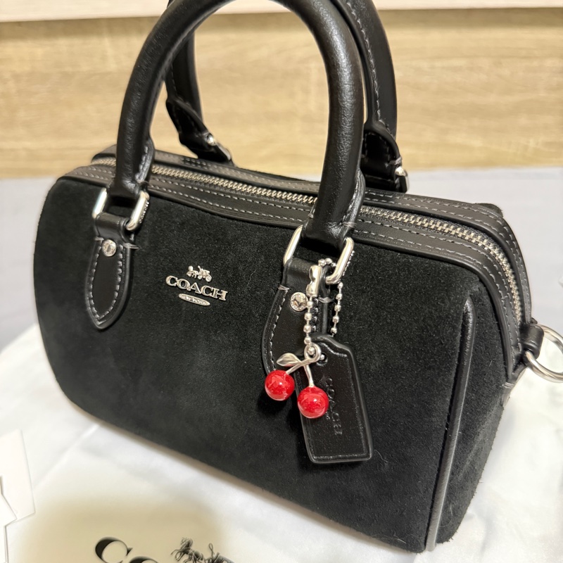 【COACH】ROWEN櫻桃掛件迷你斜背手袋-25