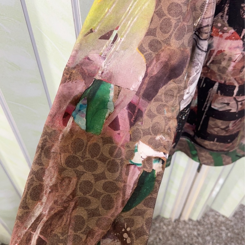 全新Coach 與紐約傳奇塗鴉藝術家組合聯名合作的有機棉連帽上衣-38