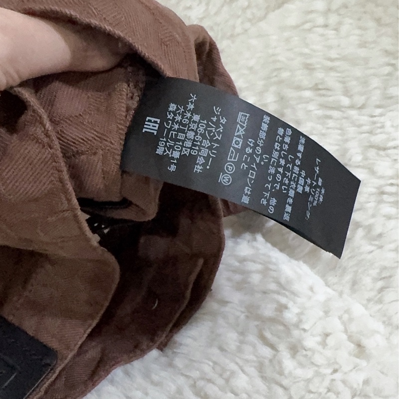 全新 coach巧克力色牛仔短褲（M號）-14