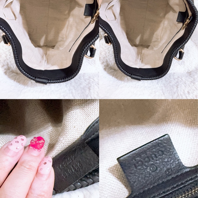 全新 Gucci 流蘇托特包（黑色）-3