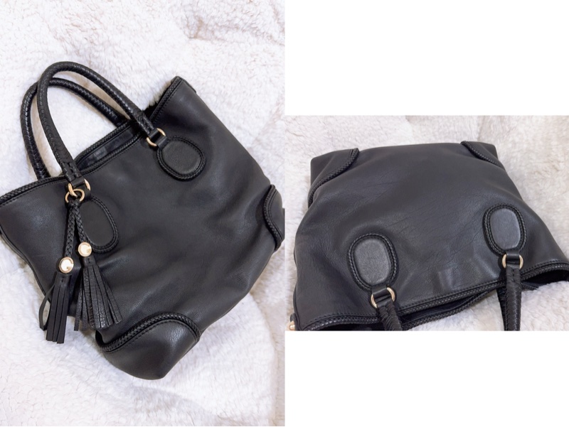 全新 Gucci 流蘇托特包（黑色）-10