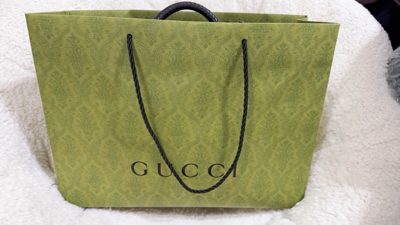 全新 Gucci 流蘇托特包（黑色）-18