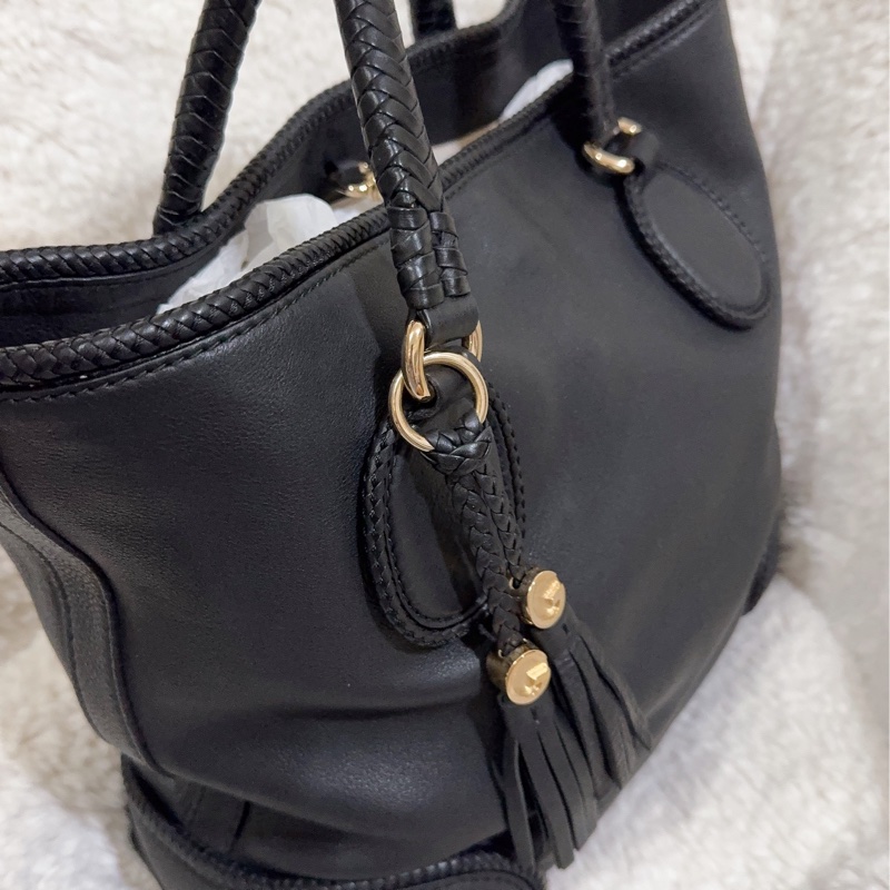 全新 Gucci 流蘇托特包（黑色）-28