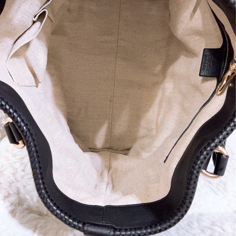 全新 Gucci 流蘇托特包（黑色）-30