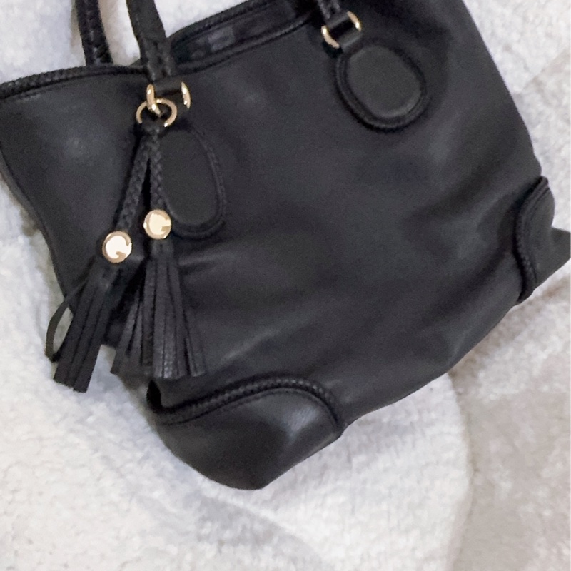 全新 Gucci 流蘇托特包（黑色）-41