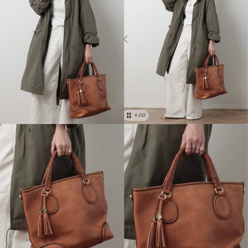 全新 Gucci 流蘇托特包（黑色）-8