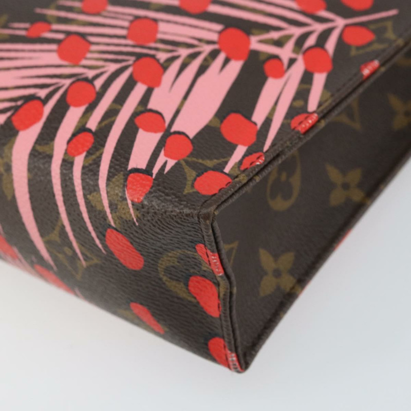 【日本直送】路易威登 Monogram Jungle Dot Poche Toilette 26 手拿包 紅色 LV 正品 169734M-6
