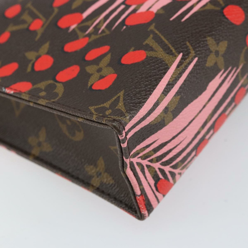 【日本直送】路易威登 Monogram Jungle Dot Poche Toilette 26 手拿包 紅色 LV 正品 169734M-13