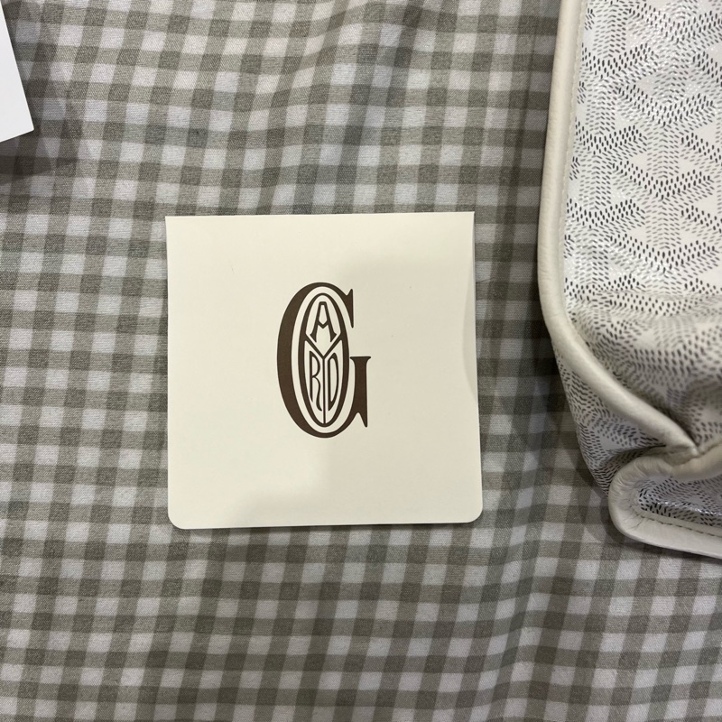 GOYARD mini tote 全新 白色-12