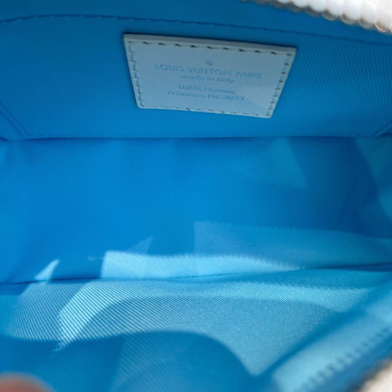 LV SOFT TRUNK Mini 1155 列 塗層帆布牛皮飾邊 方盒子包 18.5cm*8*13 全新配件塵袋-2