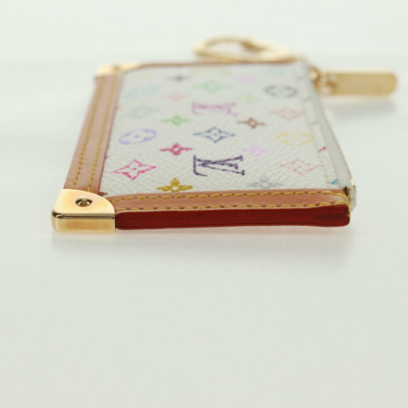 【日本直送】路易威登 (LOUIS VUITTON) 多色 Pochette Cles 零錢包 白色 M92655 正品 BA10525SAV-3