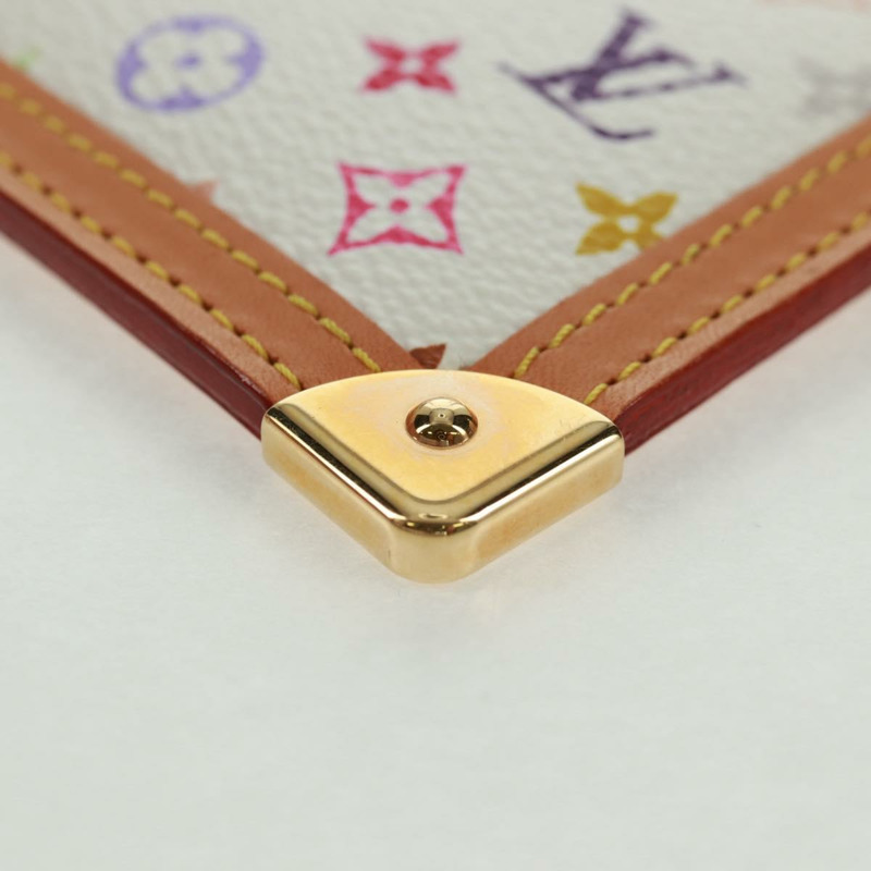 【日本直送】路易威登 (LOUIS VUITTON) 多色 Pochette Cles 零錢包 白色 M92655 正品 BA10525SAV-13