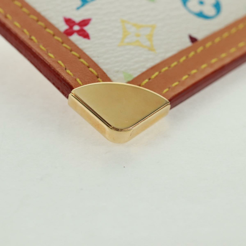 【日本直送】路易威登 (LOUIS VUITTON) 多色 Pochette Cles 零錢包 白色 M92655 正品 BA10525SAV-14