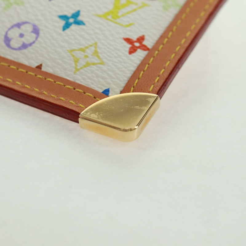 【日本直送】路易威登 (LOUIS VUITTON) 多色 Pochette Cles 零錢包 白色 M92655 正品 BA10525SAV-15