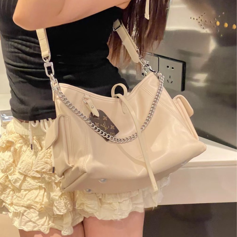 LV Carryall Cargo Vib小號 白武士33.5x15x23 全新配件塵袋-0