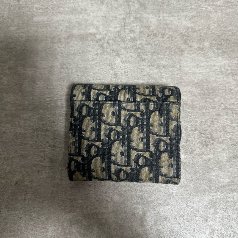 正品 Chanel 緹花布經典短夾-1