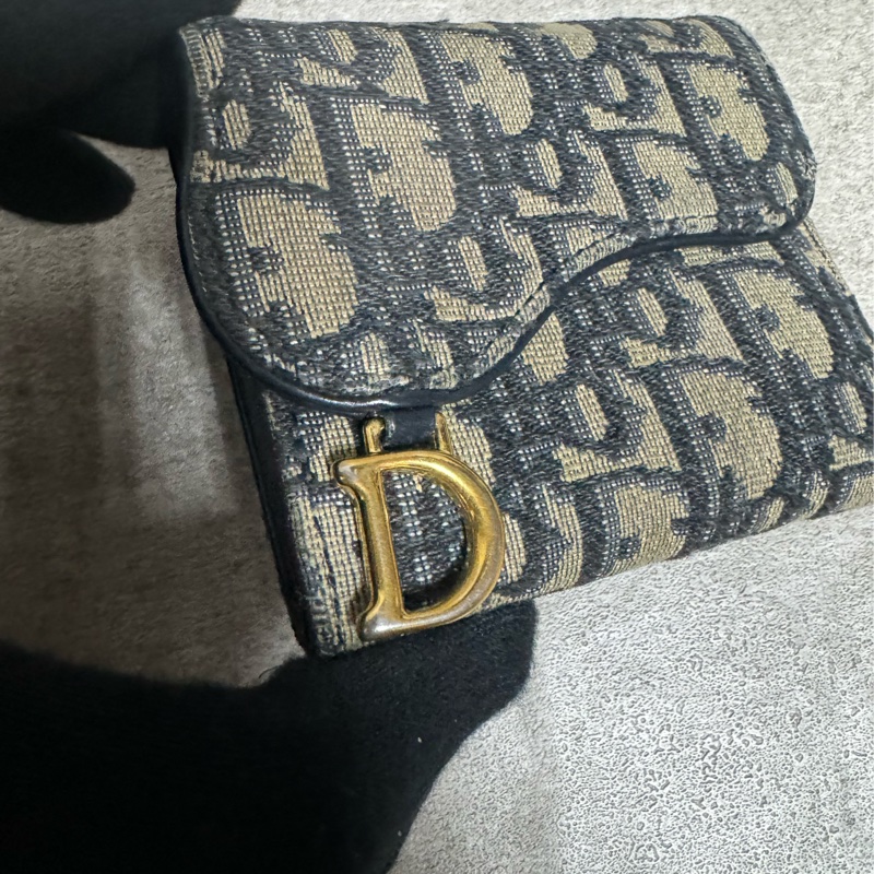 正品 Chanel 緹花布經典短夾-2