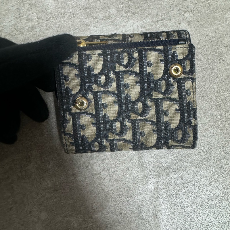 正品 Chanel 緹花布經典短夾-8