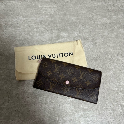 正品 Lv M61189 經典老花豆豆長夾