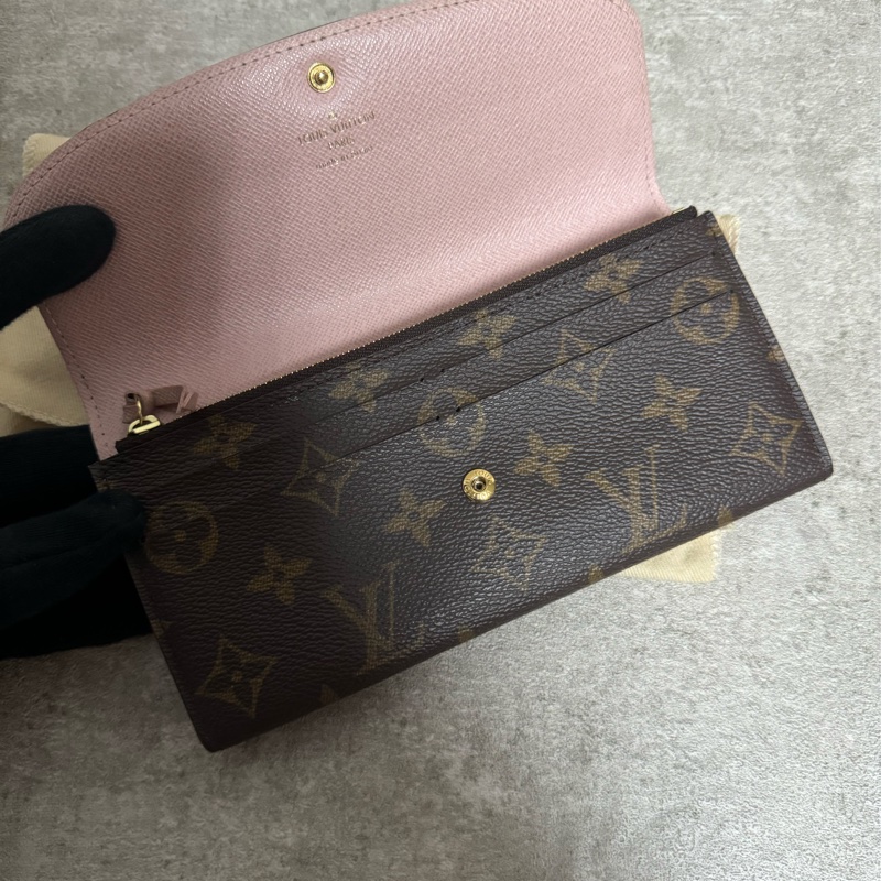 正品 Lv M61189 經典老花豆豆長夾-1