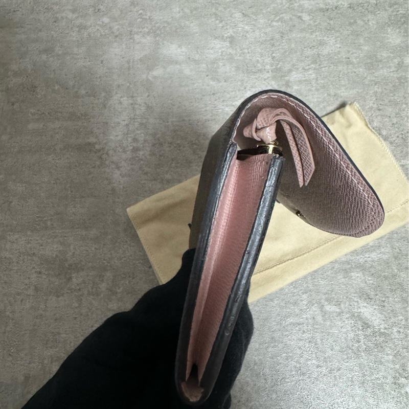 正品 Lv M61189 經典老花豆豆長夾-9