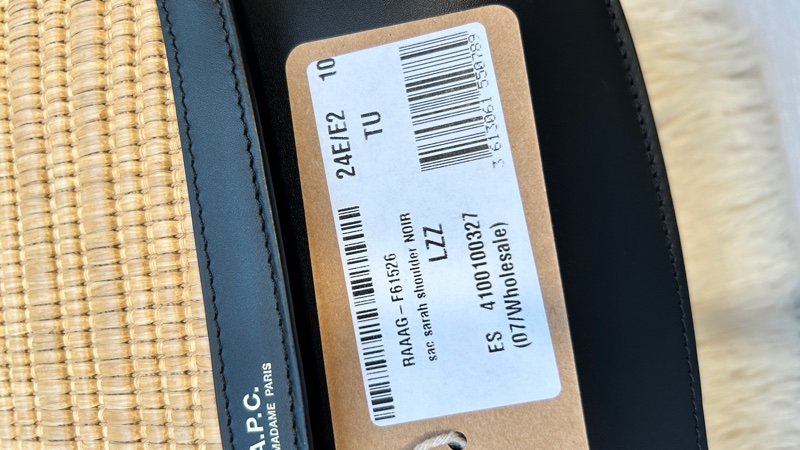 A.P.C. Sarah 肩背包 拼接皮革 全新轉售-7