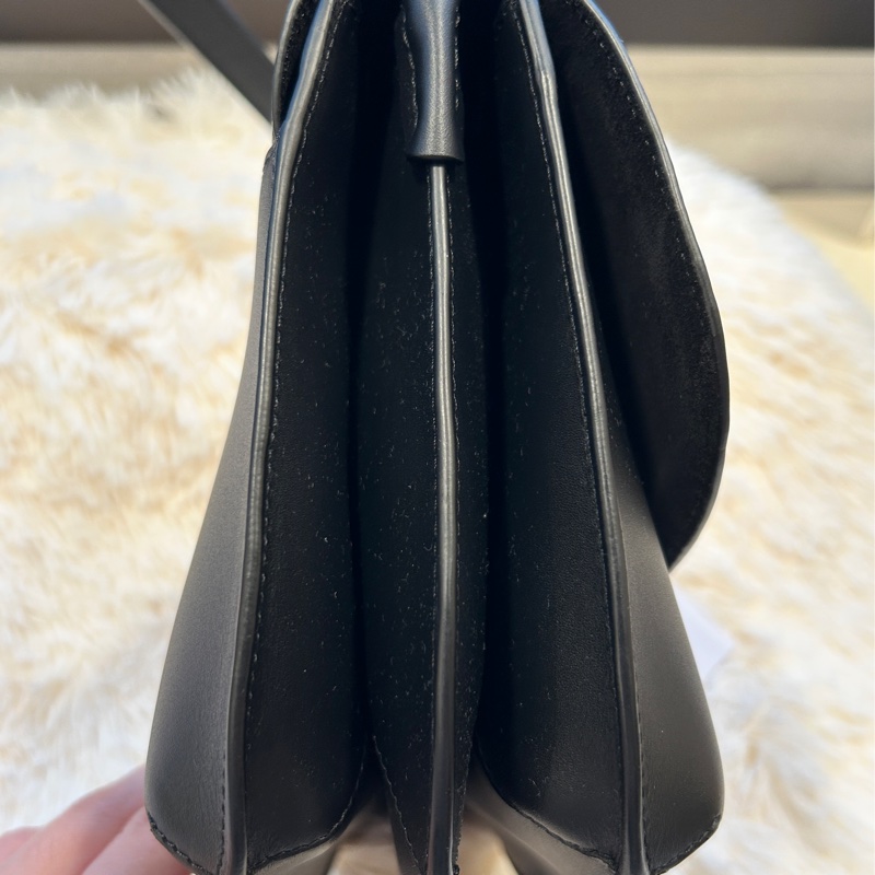 A.P.C. Sarah 肩背包 織品皮革拼接-5