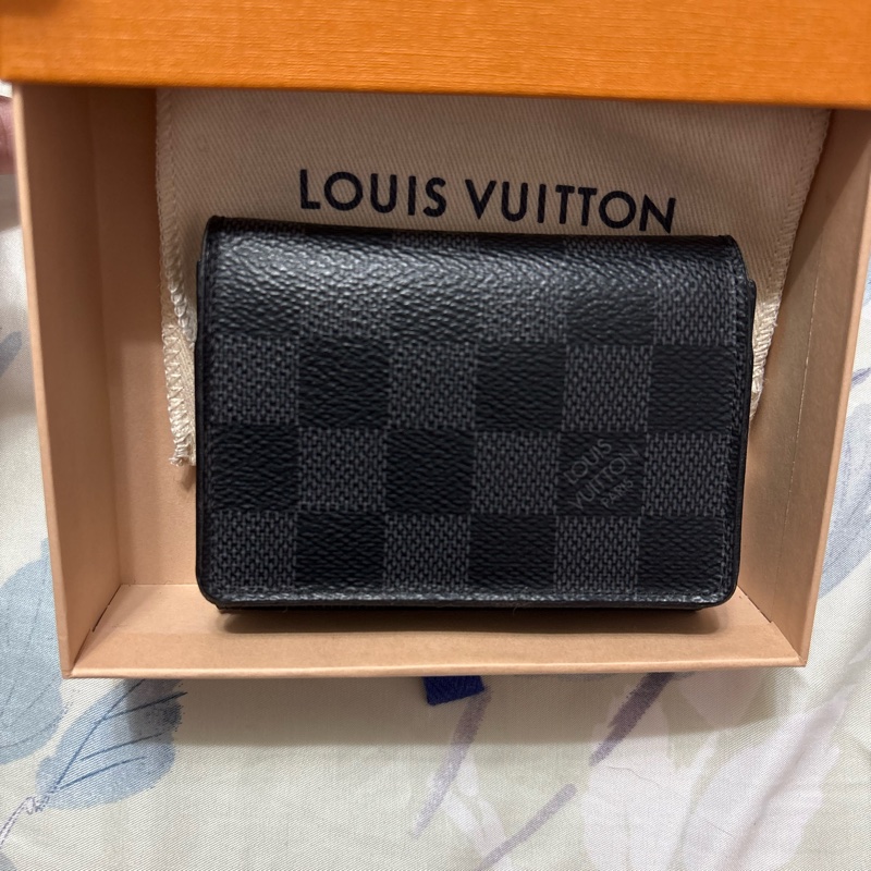 LV 格紋 卡夾 零錢包 男女適用 正常使用痕跡 外觀完整 內裡破皮-8