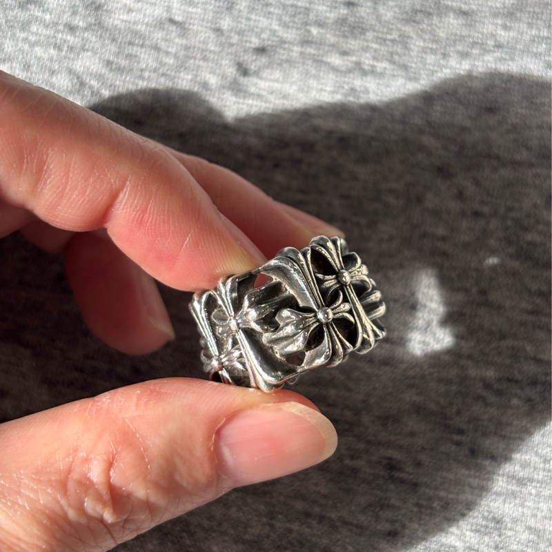 Chrome Hearts 方形十字架戒指 US7-0