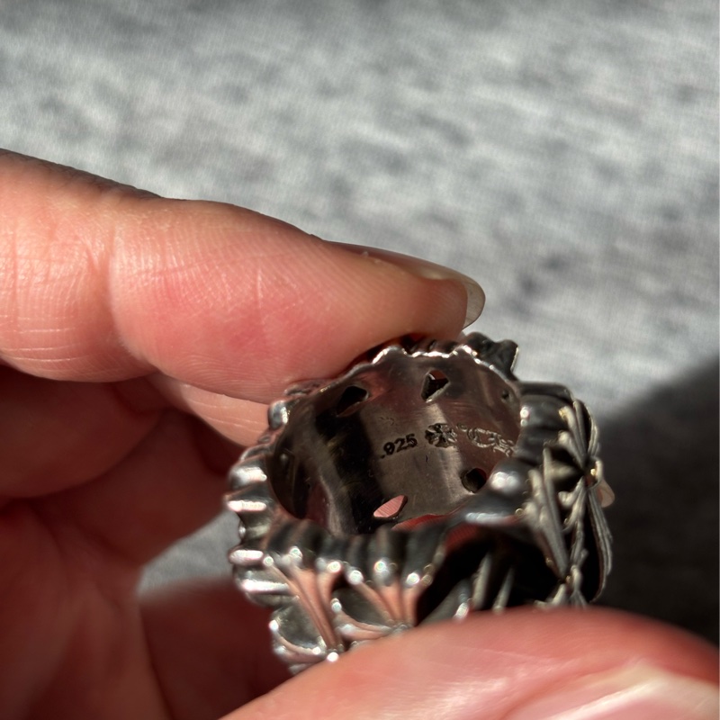 Chrome Hearts 方形十字架戒指 US7-7