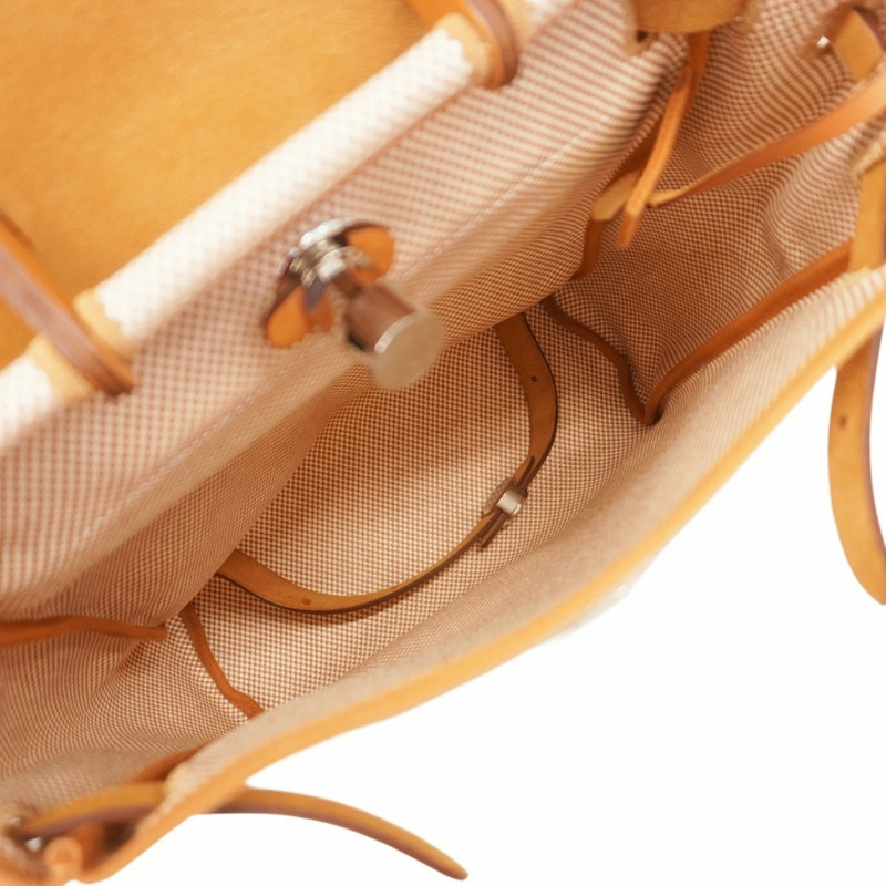 愛馬仕 Hermès Airbag Zip-Ado PM 雙肩包/日用包,Toile GM 帆布,天然色,Z 字印花,女士款-3