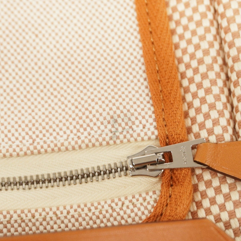 愛馬仕 Hermès Airbag Zip-Ado PM 雙肩包/日用包,Toile GM 帆布,天然色,Z 字印花,女士款-11