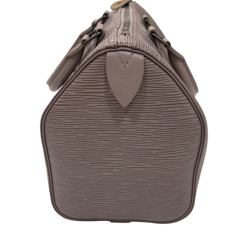 LOUIS VUITTON 路易威登 M4301B EPI SPEEDY 25 皮革 手提包 紫丁香色-3