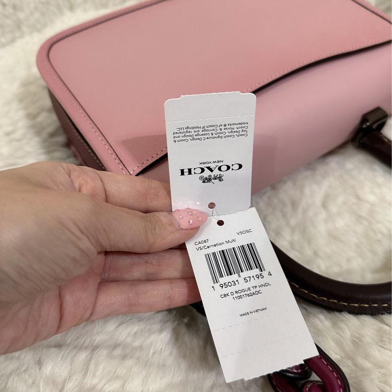 全新 Coach Rogue手提肩背包（2條肩帶）(原價2880台幣）-15