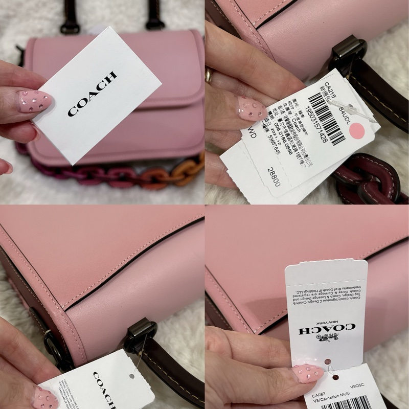 全新 Coach Rogue手提肩背包（2條肩帶）(原價2880台幣）-33